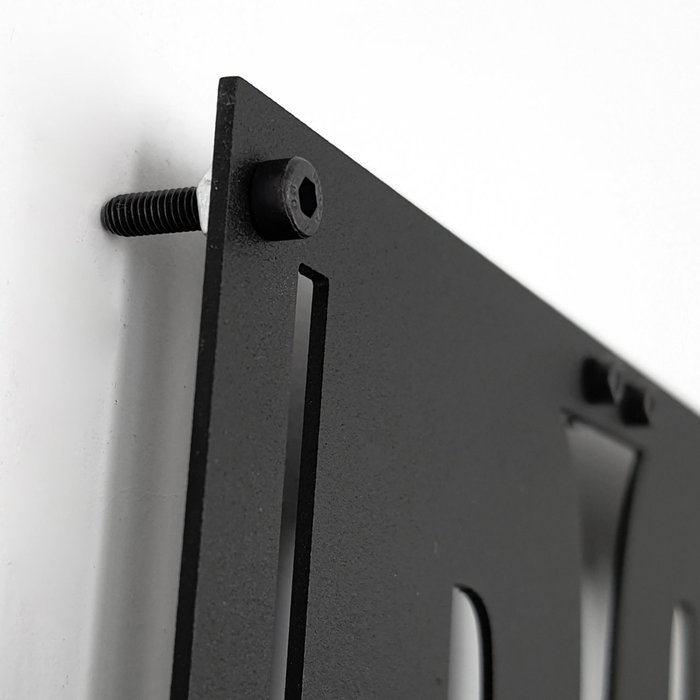 Wallity Reloj de pared decorativo MTS - 005 en negro
